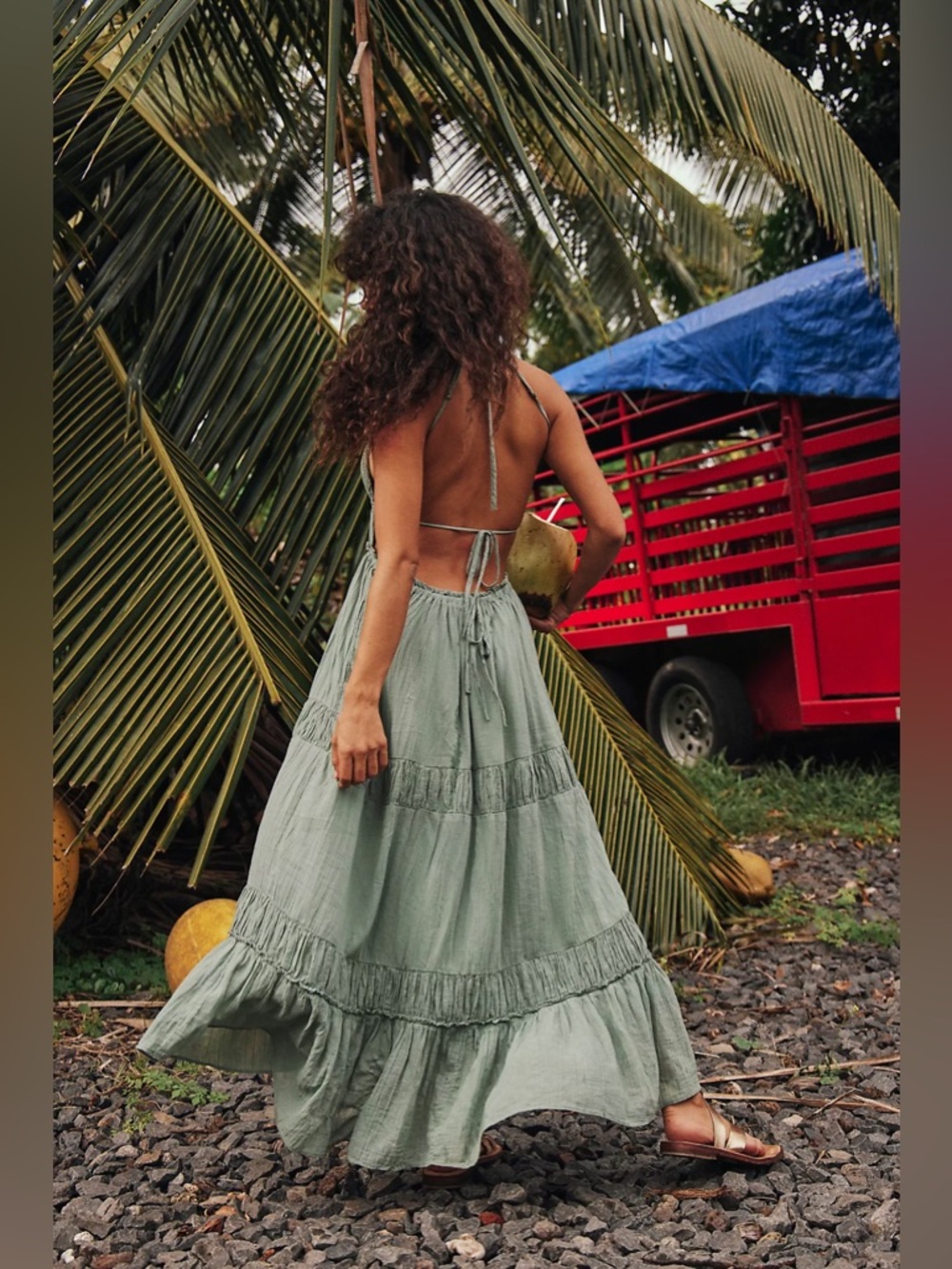 𝓯𝓹 Free People ~  Taking Sides Maxi Dress - Picture 14 of 17